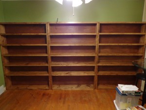 Shelves in Place!