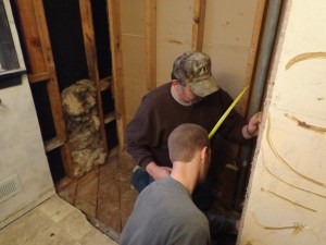 Preparing for New Tub