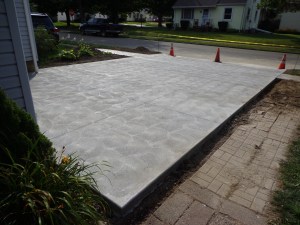 Driveway Day 3 Concrete Pad