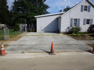 Driveway Day 3 Concrete!