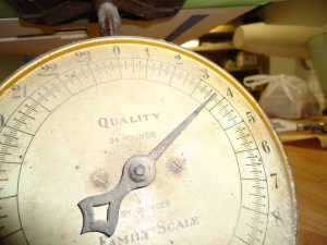 A4 Weight with wings tail and rudder