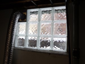 Dryer Basement Window 2-1-14