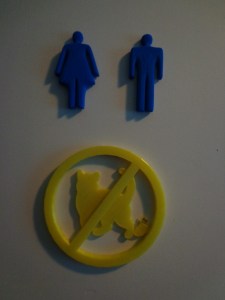 Bathroom Door Symbols