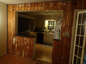 Library Wall Stripping - 2