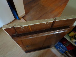 Library Wall Before - 4