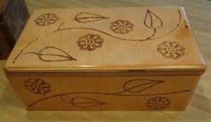 CNC Jewelry Box Stained 3