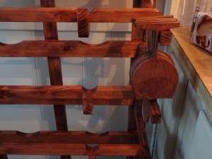 CNC Wine Rack #4 12-25-14