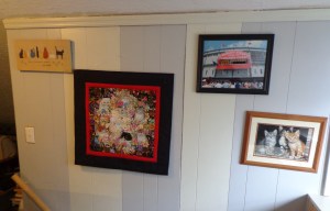 Cat Wall in Sewing Room