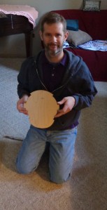 Jay holding the Skyraider firewall