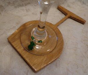 Green Gummy Bear Wine Charm