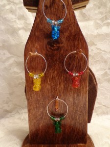 Gummy Bear Wine Glass Charms