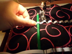 Sketchbag Front Pocket Elastic Sewing