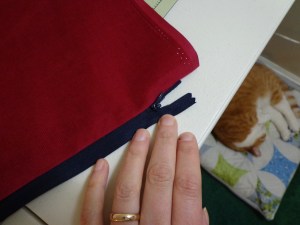 Karen's Pillow - Press Seam Flat