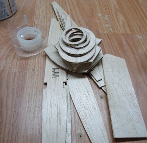 ME163 Komet - Pieces