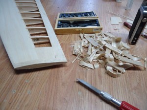 ME163 Komet - Shaping the Tip