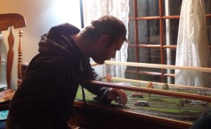 Cleaning the Train Table Tracks