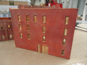 N Scale Structures - Back of Hotel - 5-16-16
