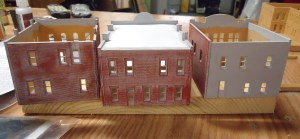 N Scale Structures - Brick Detailing Attempt 5-7-16