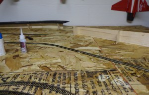 Train Layout - Building the Incline 5-23-16