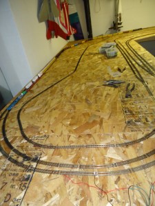 Train Layout - Inside Loop - 4-14-16