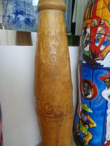 Carved Wooden Coke Bottle - 5-26-16