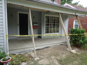 Front Porch - New Concrete - 6-3-16