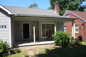 Front Porch - Posts in Place - 6-25-16