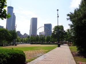 Looking Across Centennial Park - 5-26-16