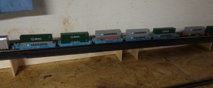 N Scale Train - Intermodal Cars