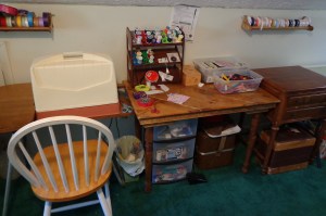 Sewing Machines in Bed 6-25-16