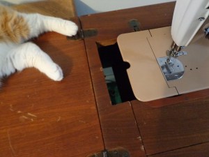 Singer 301A Cabinet Gap - 6-25-16