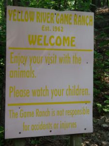 Animal Park Welcome Sign - 5-27-16
