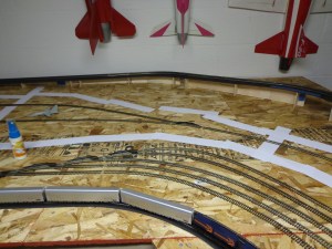 Train Layout - Church Area - 7-7-16