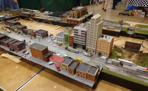 Train Show - N Scale City Display - 7-16-16