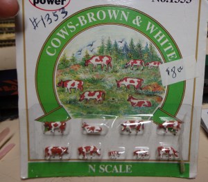 Train Show - N Scale Cows - 7-16-16