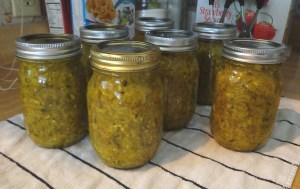 Canned Zucchini Relish