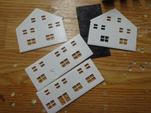 N Scale 3D Printed House - Pieces 7-26-16
