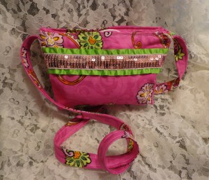 Pink Sequins Girl Purse 2 - 7-28-16