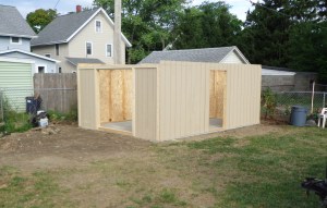 Shed Walls 8-13-16
