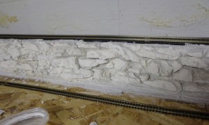 Train Layout - Airstrip Embankment - 8-28-16