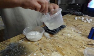 Train Layout - Making Rocks 1