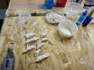 Train Layout - Making Rocks 6