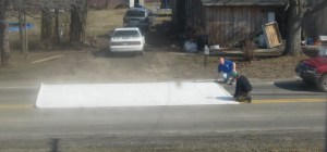 Laying Carpet Step 1