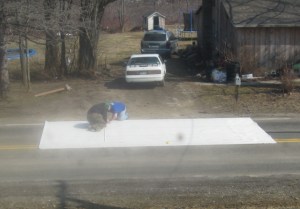 Laying Carpet Step 3