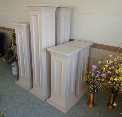 Finished Pedestals 4-12-17