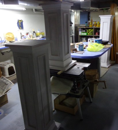 Pedestals - FIrst Coat of Primer