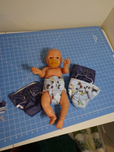 Brandon with All Diapers