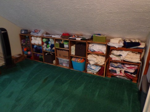 Sewing Room - Shelves Filled