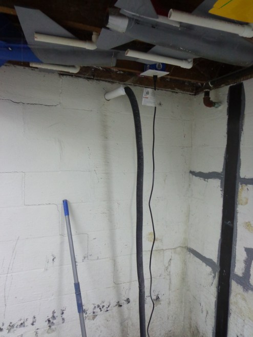 Bsmnt - Day 2 - Sump Pump Exit