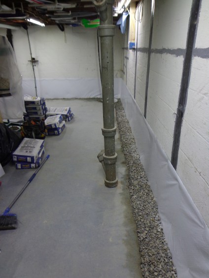 Bsmnt - Day 3 - South Wall